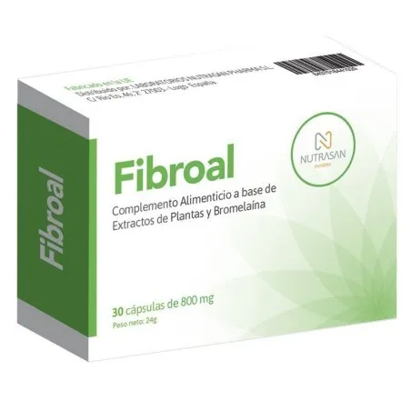 Nutrasan fibroal 30 c&aacute;psulas Nutrasan - 1