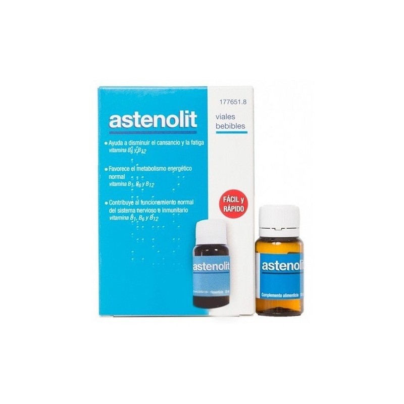 Astenolit 12 viales bebibles Astenolit - 1