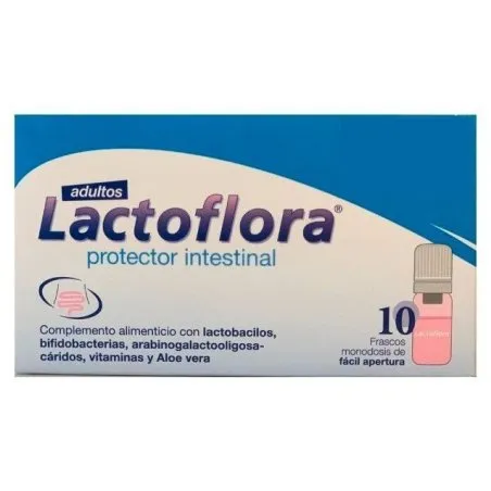 Lactoflora intestinal adultos 10 frascos Lactoflora - 1