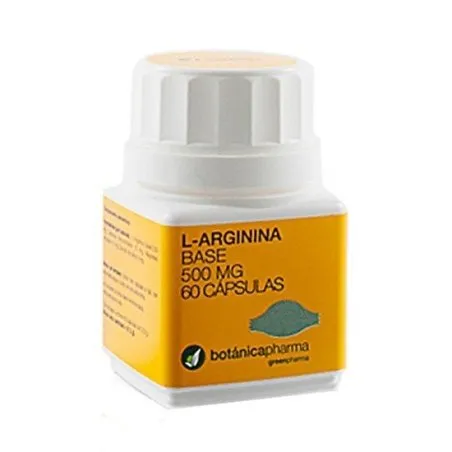 Bot&aacute;nica l-arginina 60 c&aacute;psulas 500mg Botanica - 1