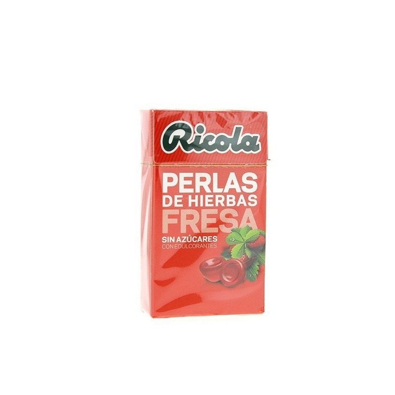 Ricola perlas fresa-menta s/a 25 g.. Ricola - 1