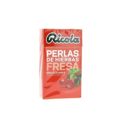 Ricola perlas fresa-menta s/a 25 g.. Ricola - 1
