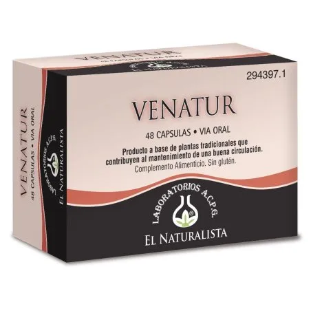 El naturalista venatur 48 c&aacute;psulas 375mg El Naturalista - 1