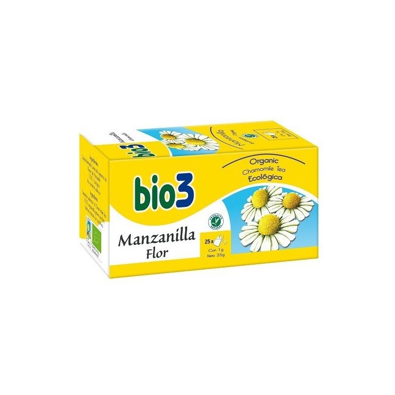 Bio3 manzanilla ecologica 25 bolsitas Bie 3 - 1