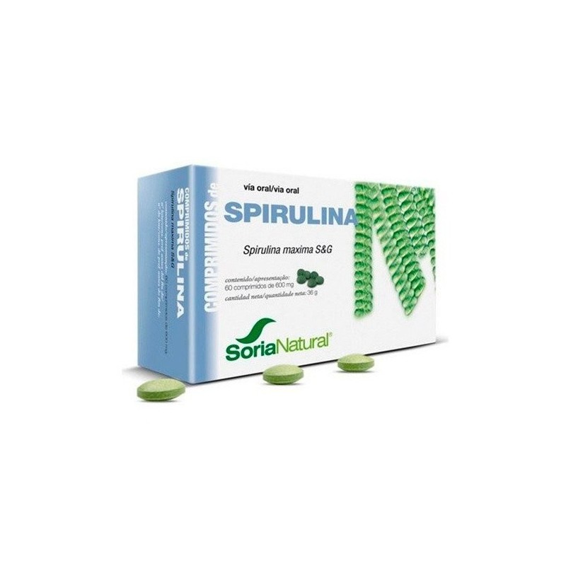 Soria natural spirulina 60 comprimidos Soria Natural - 1