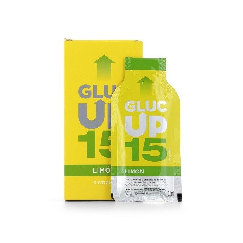 Gluc up limon 15 gr x 3 sticks de 30 ml Gluc Up - 1