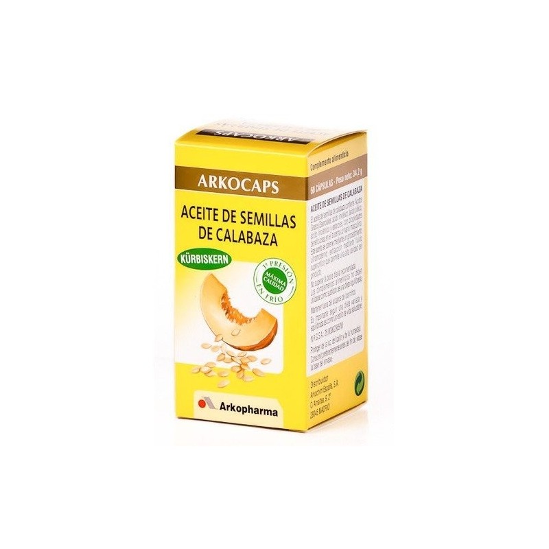 Arkocapsulas aceite semilla calabaza 50c Arkopharma - 1