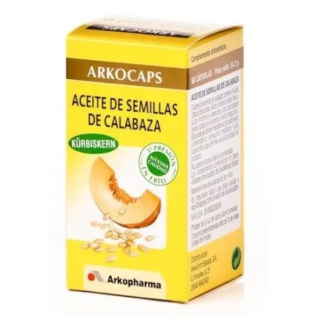 Arkocapsulas aceite semilla calabaza 50c Arkopharma - 1