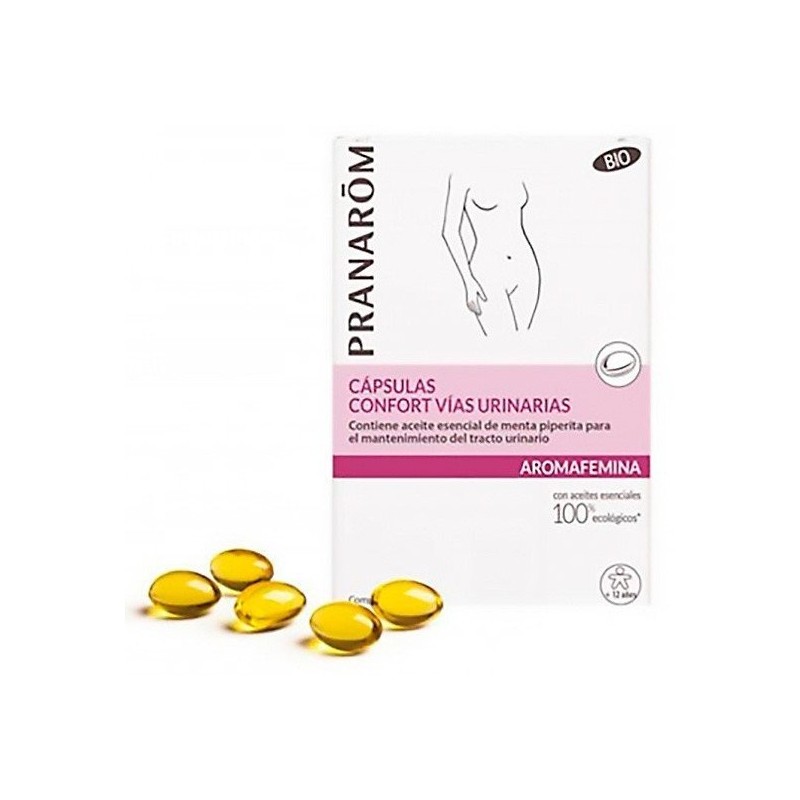 Aromafemina confort vias uri bio 30 cápsulas Pranarom - 1