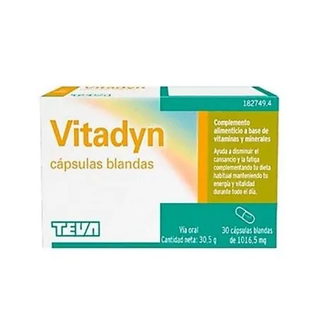 Vitadyn 30 c&aacute;psulas blandas Teva - 1