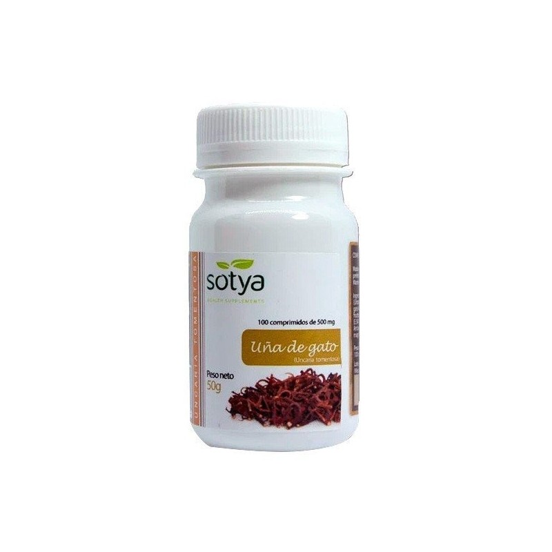 Sotya uña de gato 100 comprimidos 500mg Sotya - 1