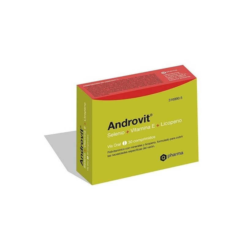 Androvit 30 comprimidos Q Pharma - 1