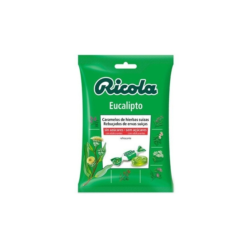 Ricola caramelos eucalipto sin azucar 70g Ricola - 1