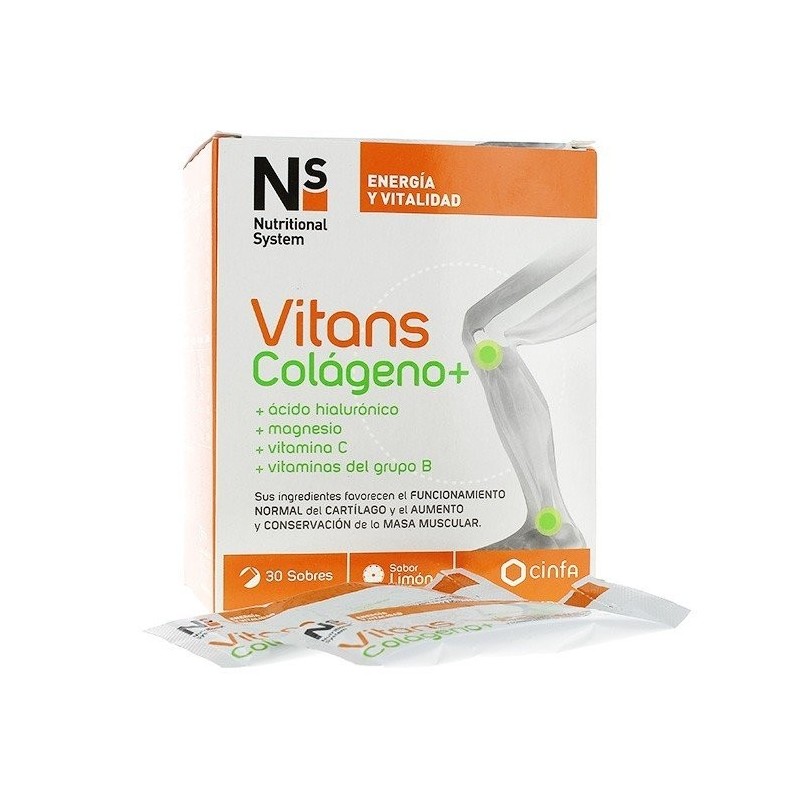 N+s colageno 30 sobres sabor limon N+S - 1