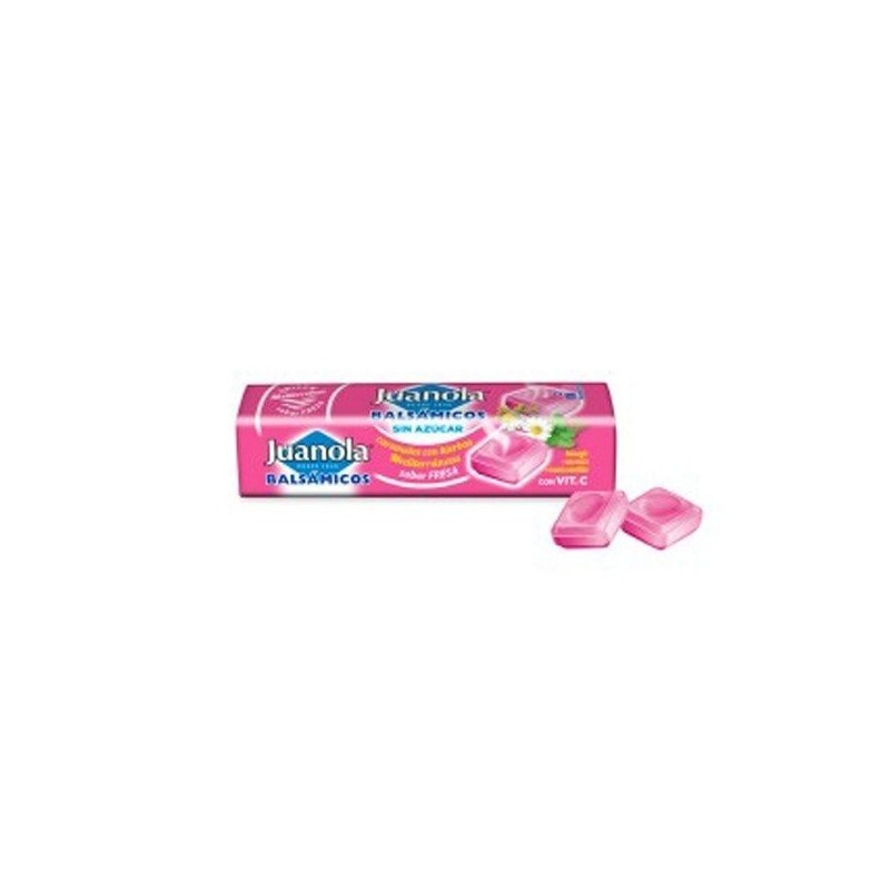 Juanola caramelos balsámicos fresa y vitamina c 30gr Juanola - 1