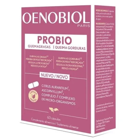Oenobiol probio quemagrasas 60 capsulas Oenobiol - 1