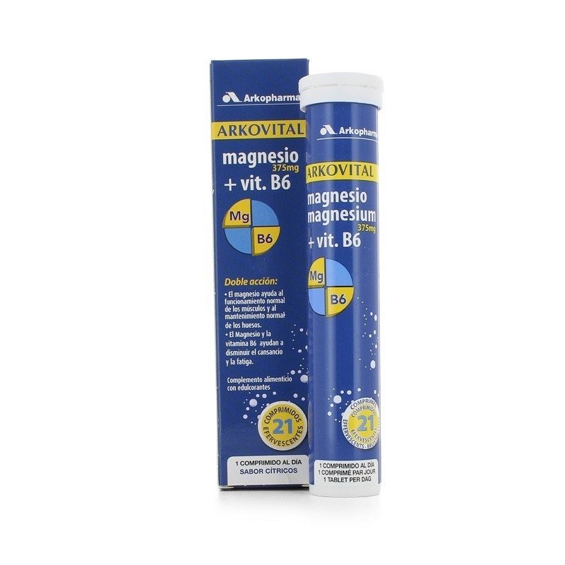 Arkovital magnesio 375 mg + b6 21 comp Arkopharma - 1