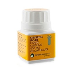 Botánica ginseng rojo 60 cápsulas 500mg Botanica - 1