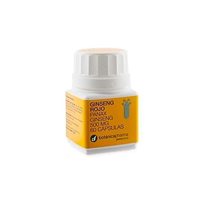 Botánica ginseng rojo 60 cápsulas 500mg Botanica - 1