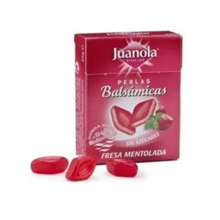 Juanola perlas de fresa mentolada 25 gr Juanola - 1