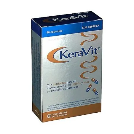 Keravit cabello-u&ntilde;as 90 capsulas Keracnyl - 1