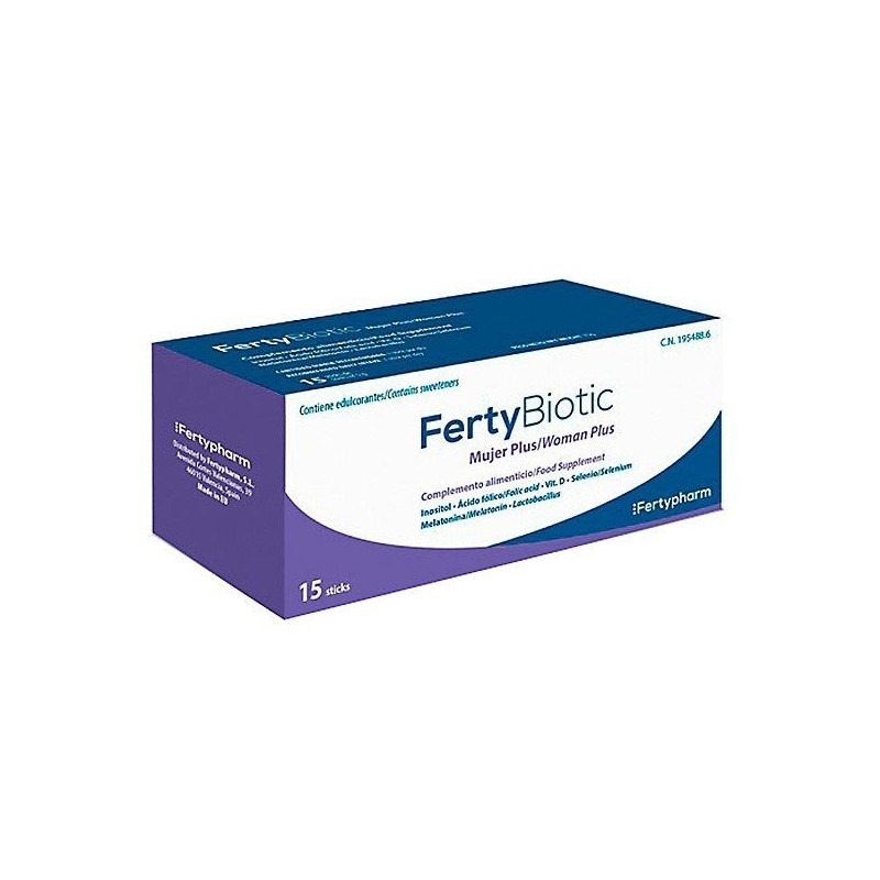 Fertybiotic probiótico mujer 15 sticks Fertybiotic - 1