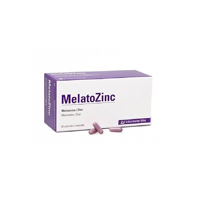 Melatozinc 60 cápsulas Viñas - 1