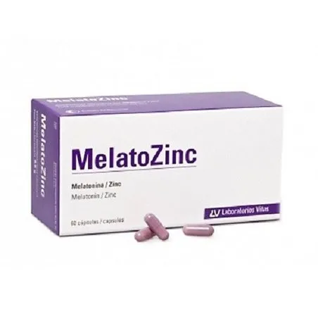 Melatozinc 60 c&aacute;psulas Vi&ntilde;as - 1
