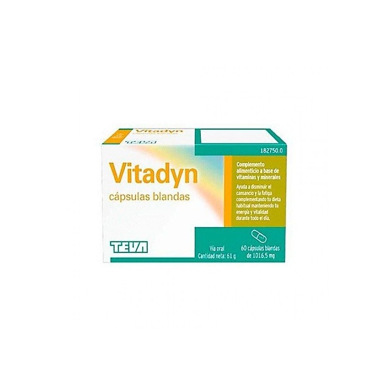 Vitadyn 60 cápsulas blandas Teva - 1