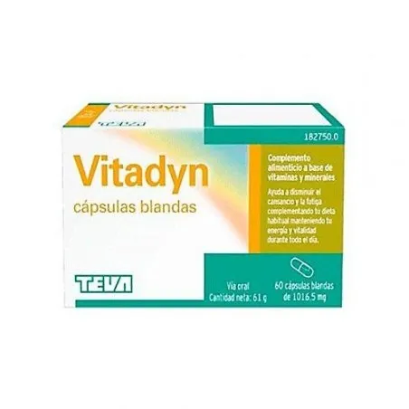 Vitadyn 60 c&aacute;psulas blandas Teva - 1