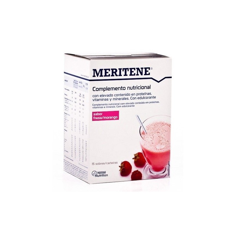 Meritene polvo fresa 15 sobres 30 gr. Meritene - 1