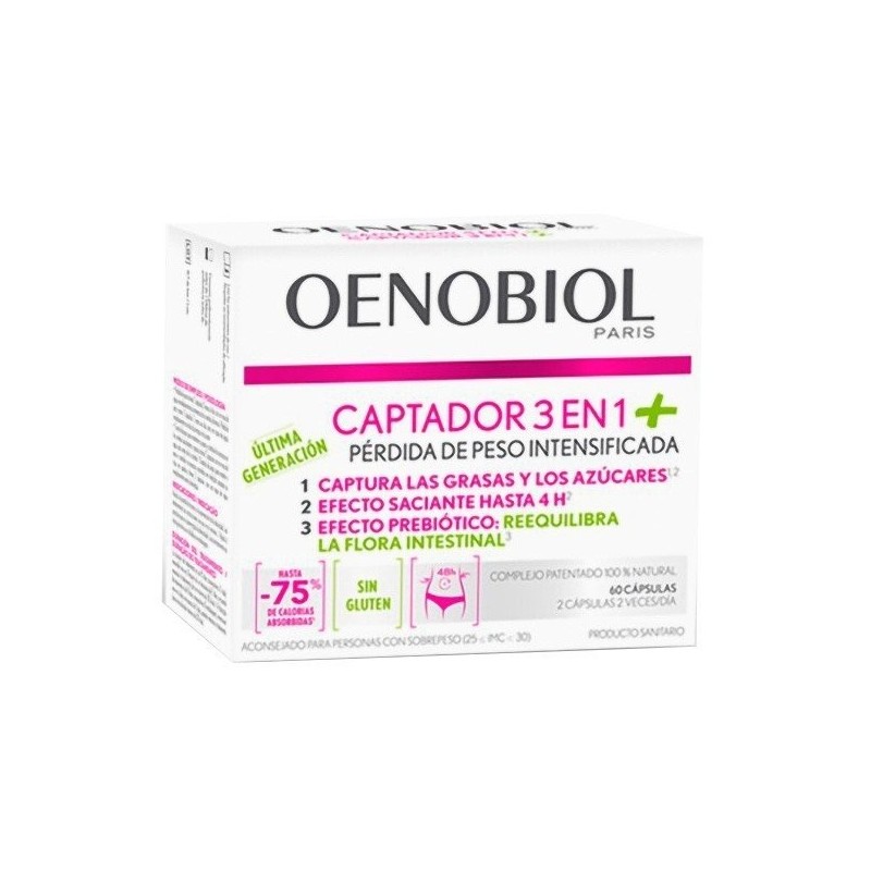 Oenobiol captador 3 en 1 plus 60 comp Oenobiol - 1