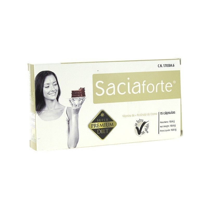 Saciaforte 15 capsulas Nutricion Center - 1