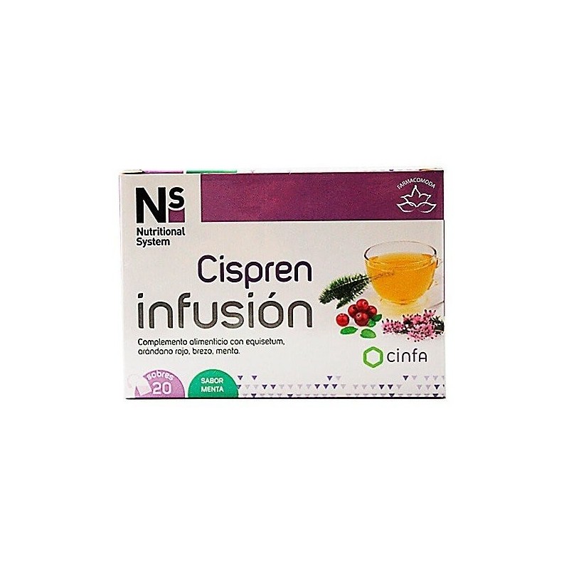 N+s cispren infusión sabor menta 20 sobres N+S - 1
