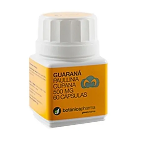Bot&aacute;nica guarana 60 c&aacute;psulas 500mg Botanica - 1