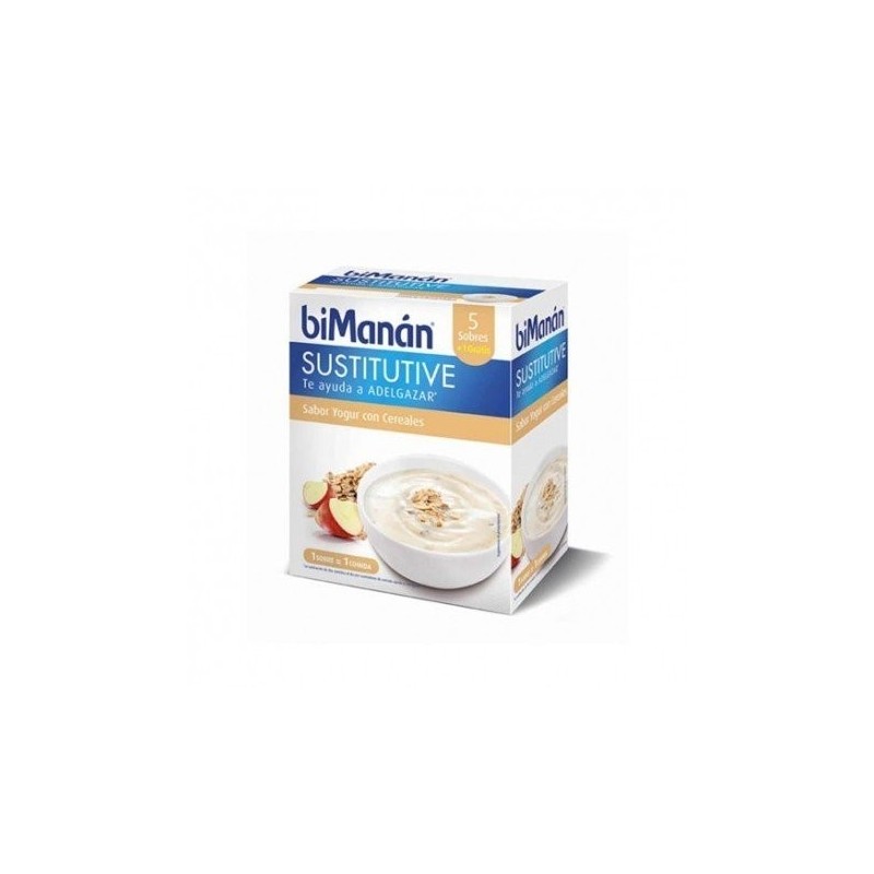 Bimanan crema yogurt cereales 6 sobres Bimanan - 1