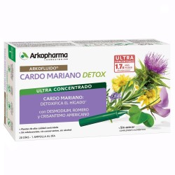 Arkofluido cardo mariano 20 ampollas Arkopharma - 1