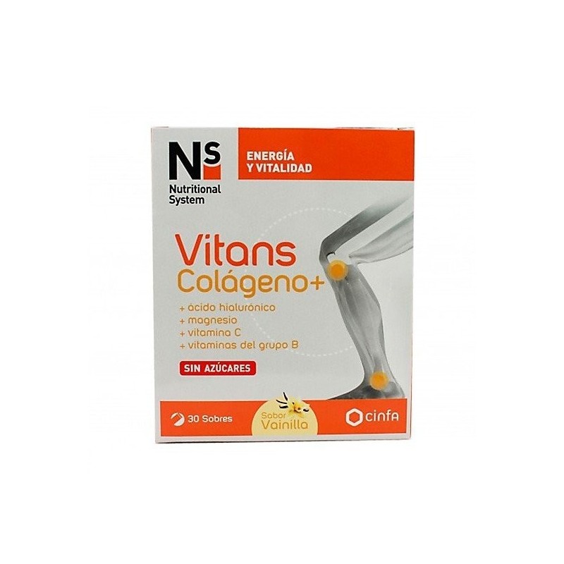N+s vitans cogni colágeno + vainilla 30 sobres N+S - 1