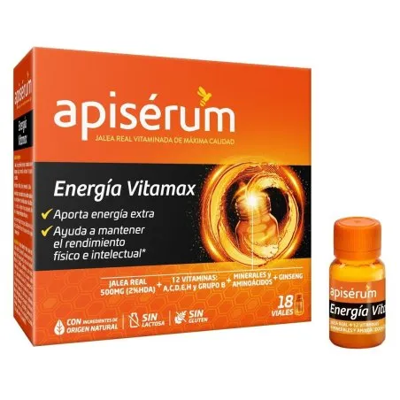 Apiserum energ&iacute;a vitamax 18 viales Apiserum - 1