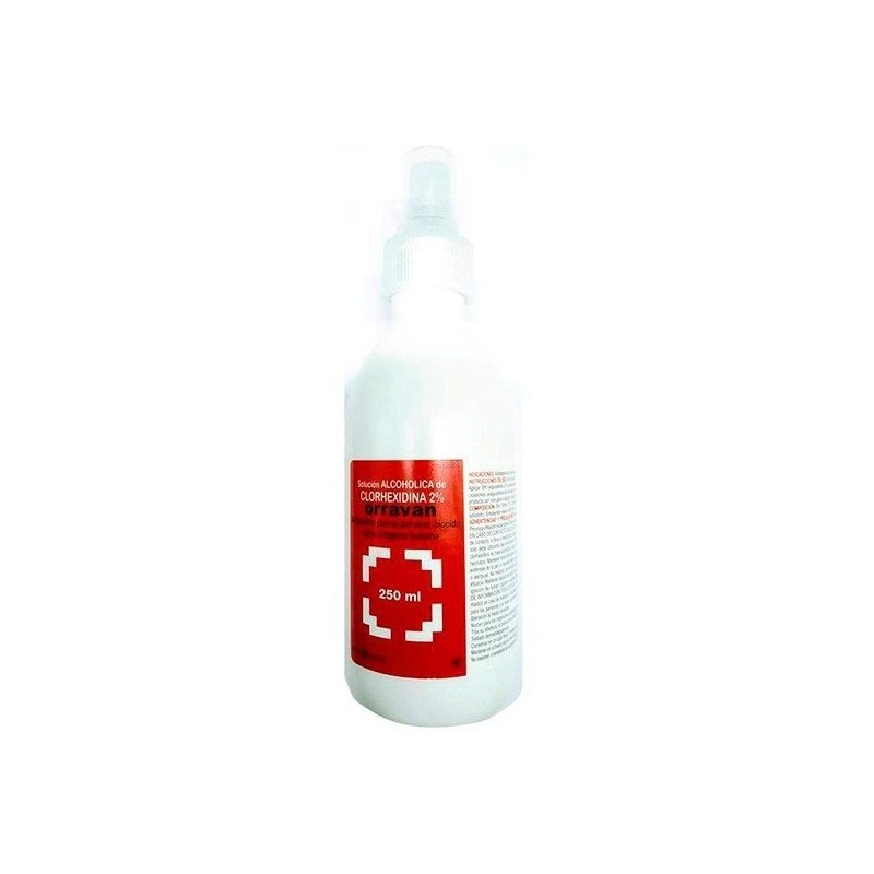 Clorhexidina alcoholica 2% 250ml Orravan - 1