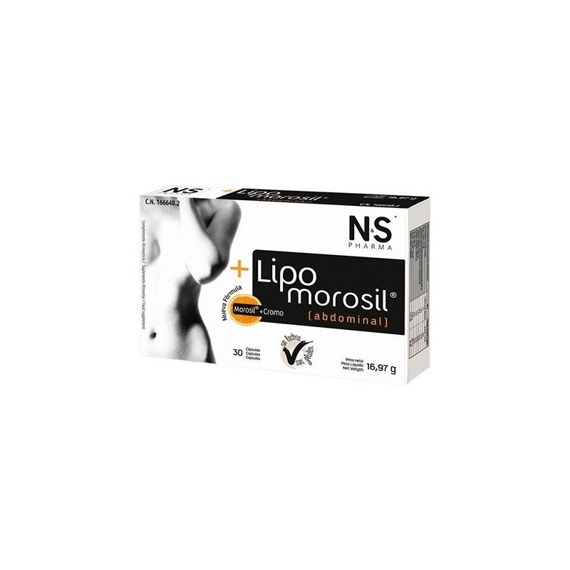 Lipomorosil quemagrasa abdominal 30 cápsulas Nutricion Center - 1