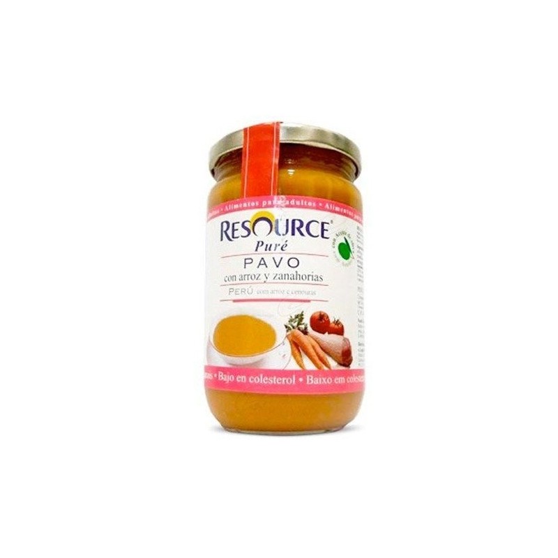Resource pure pavo arroz zanahorias 300g Resource - 1