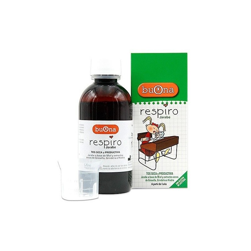Buona respiro tos seca jarabe 140ml Buona - 1