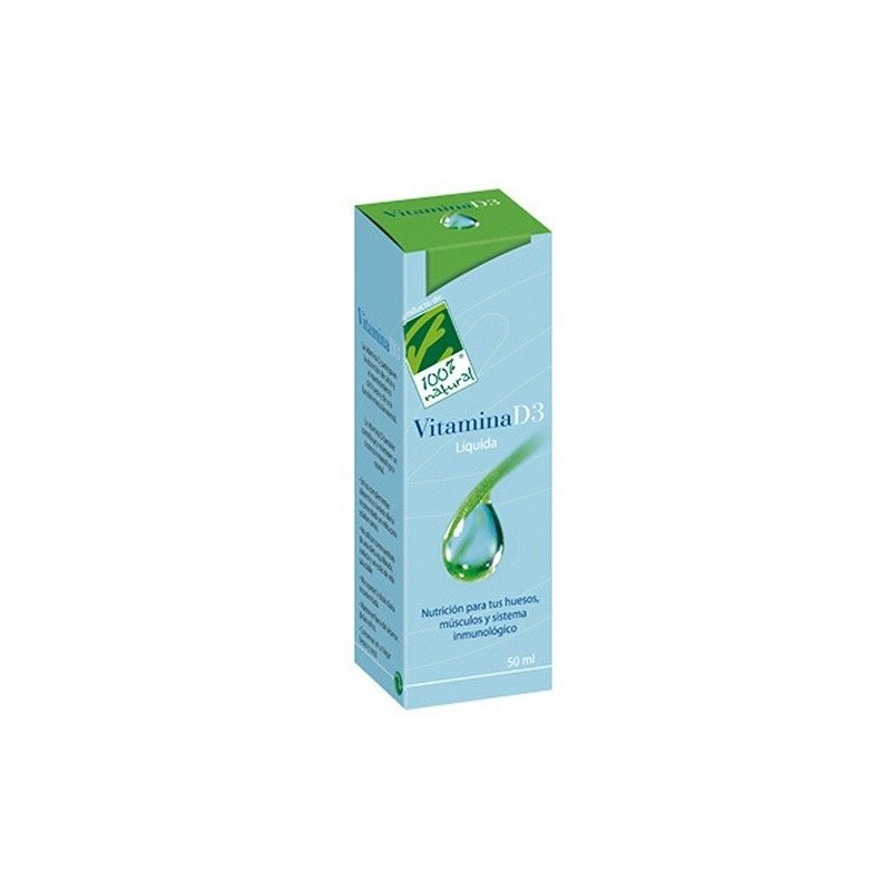 Vitamina d3 liquida 50ml 100% natural Cien Por Cien Natural - 1