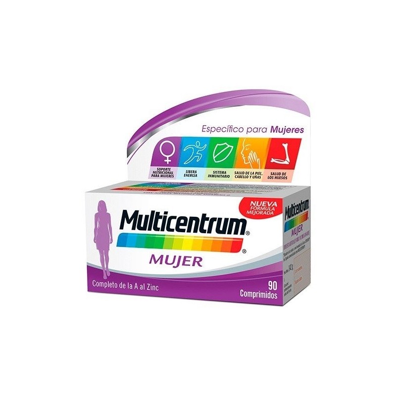 Multicentrum mujer 90 comprimidos Multicentrum - 1