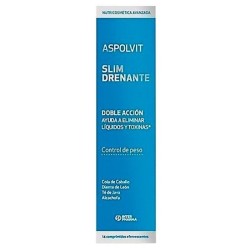 Aspolvit slim drenante detox 60 cápsulas Aspolvit - 1
