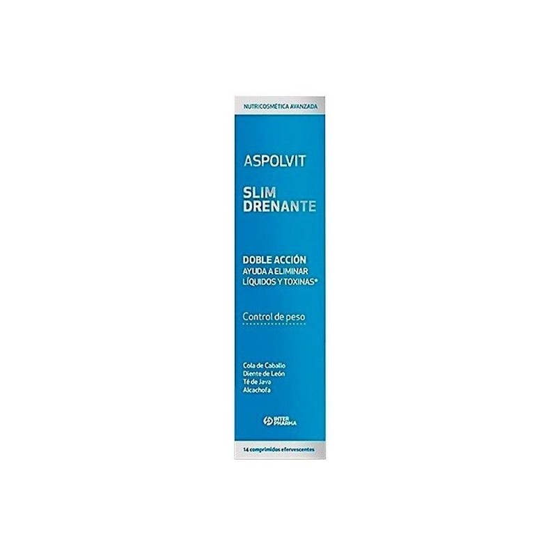Aspolvit slim drenante detox 60 cápsulas Aspolvit - 1