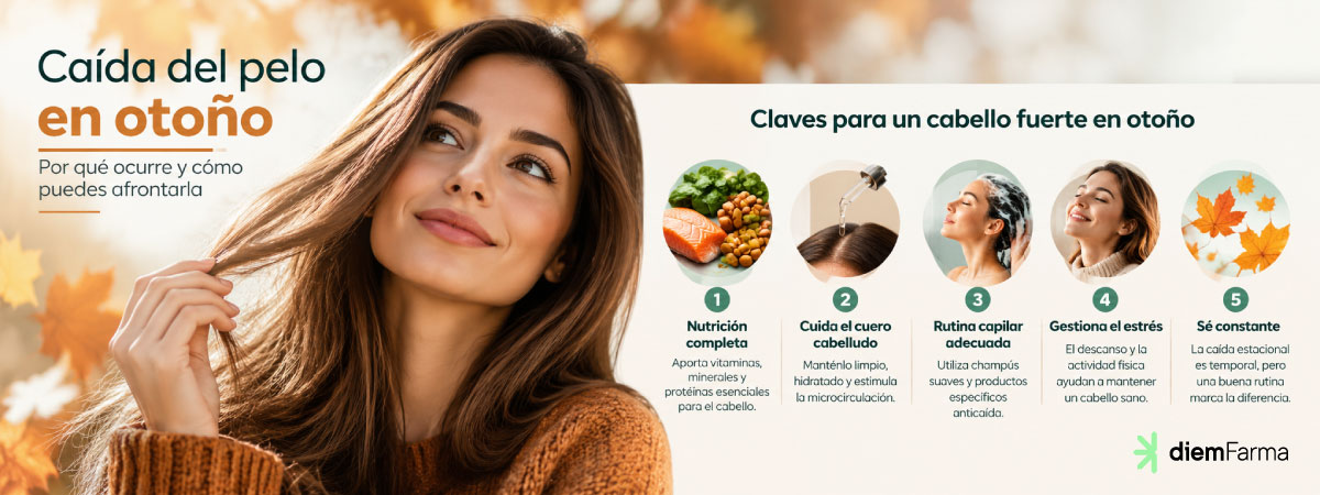 Cuidados del cabello durante la caída estacional de otoño