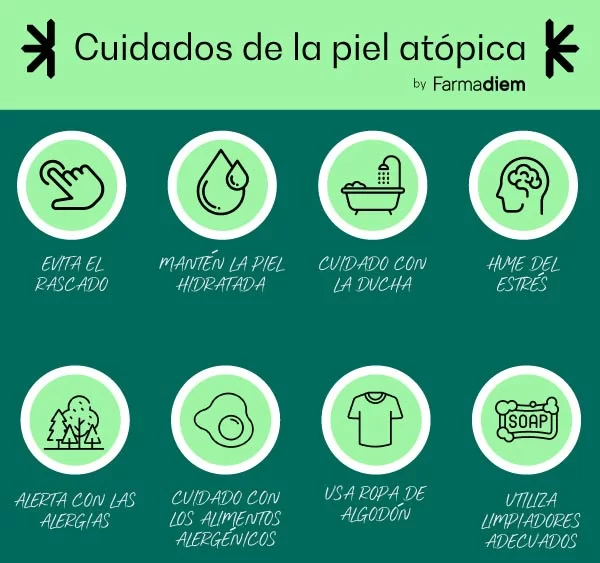 cuidado de las pieles atopicas