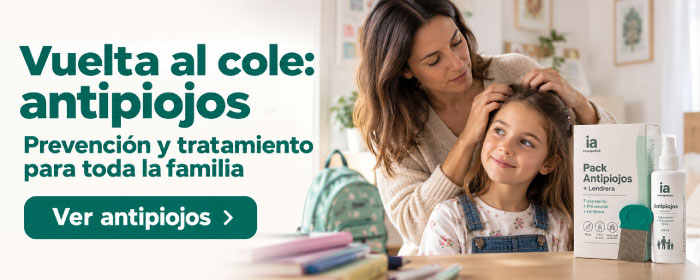Antipiojos para la vuelta al cole con productos seleccionados en promoción